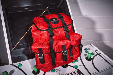 100 thieves x gucci|gucci 100 thefts backpack.